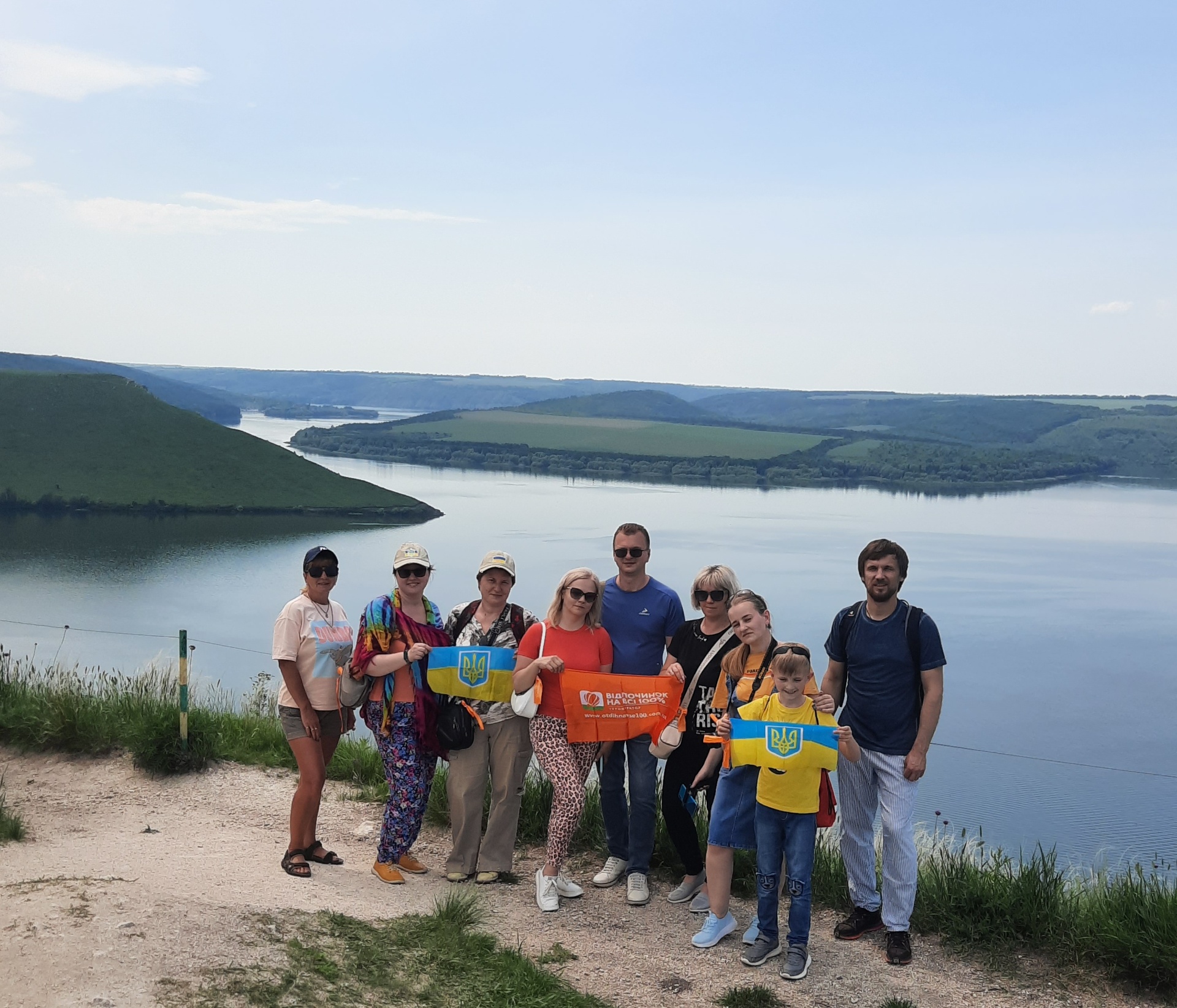 Група туристів у турі Тернопільщиною